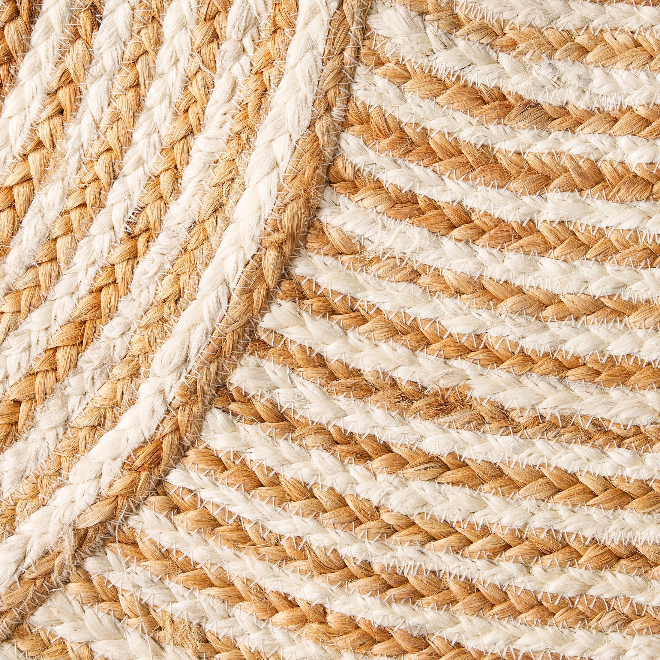 Beautiful Geo Natural Braided Jute Indoor Scatter Rug by Drew Barrymore, 27 x 45 Inch