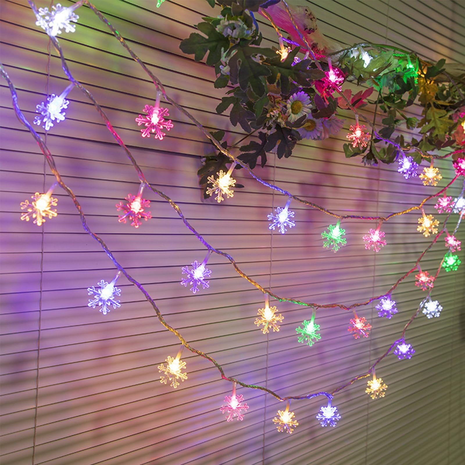 3Set Christmas String Lights 300 LED 98.4FT, 8 Modes Plug in Star Fairy Lights with Timer & Memory, Christmas Twinkle Lights for Indoor Outdoor Decor, Multicolor(Stars,Christmas-trees,Snowflakes)